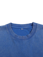 Unisex Snow-washed Sky Bound Sojourn Oversized T-Shirt