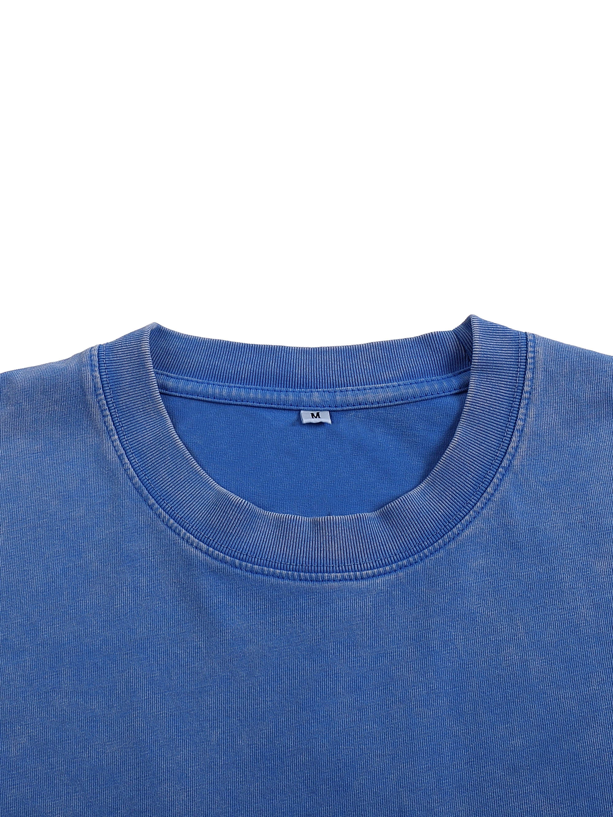 Unisex Snow-washed Sky Bound Sojourn Oversized T-Shirt