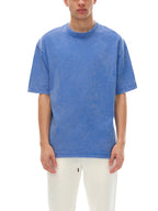 Unisex Snow-washed Sky Bound Sojourn Oversized T-Shirt