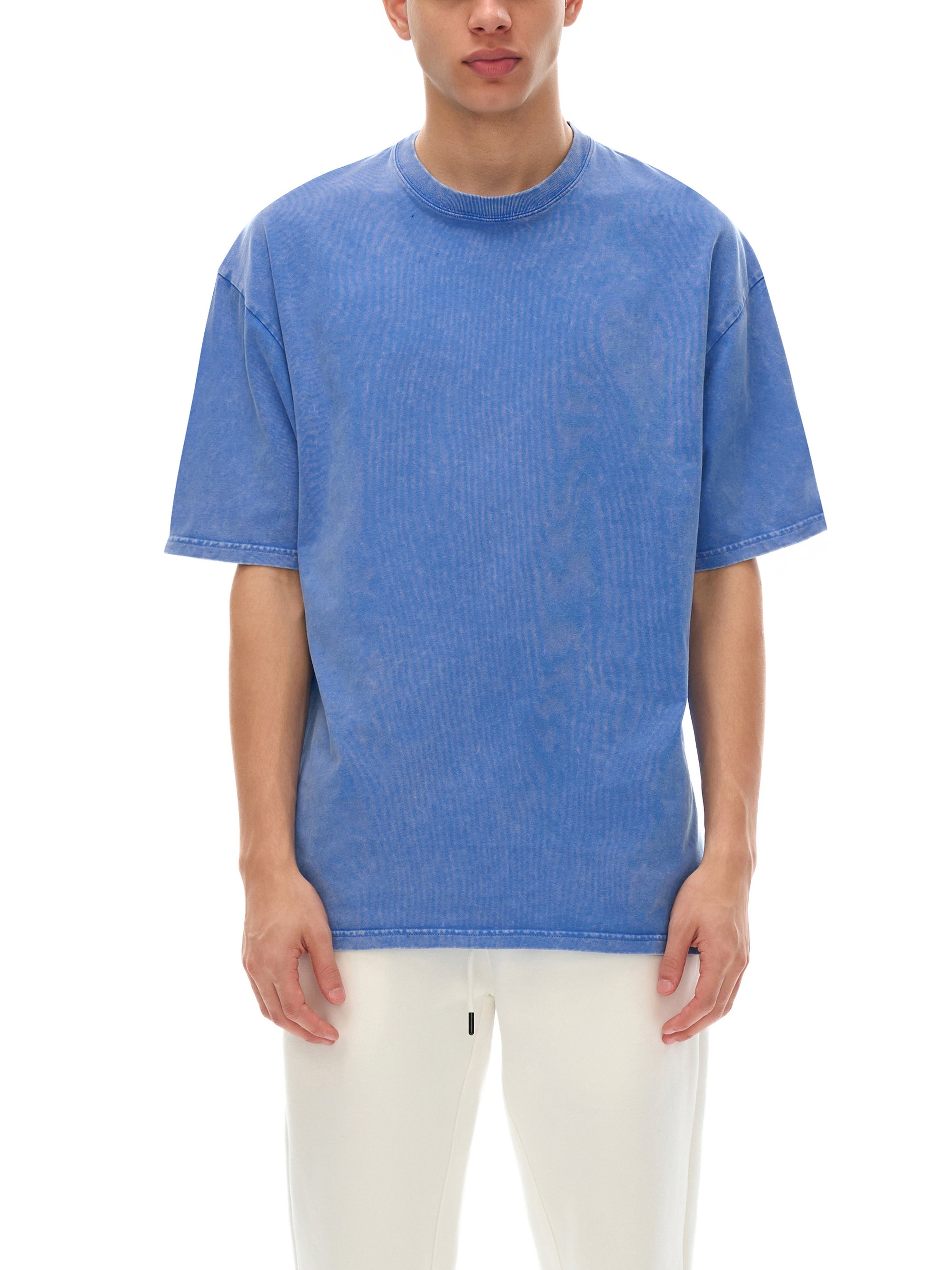 Unisex Snow-washed Golden Tranquility Oversized T-Shirt