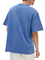 Unisex Snow-washed Sky Bound Sojourn Oversized T-Shirt